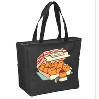 Kitten Nuggets Fast Food Cat By Tobe Fonseca Zip Tote Bag