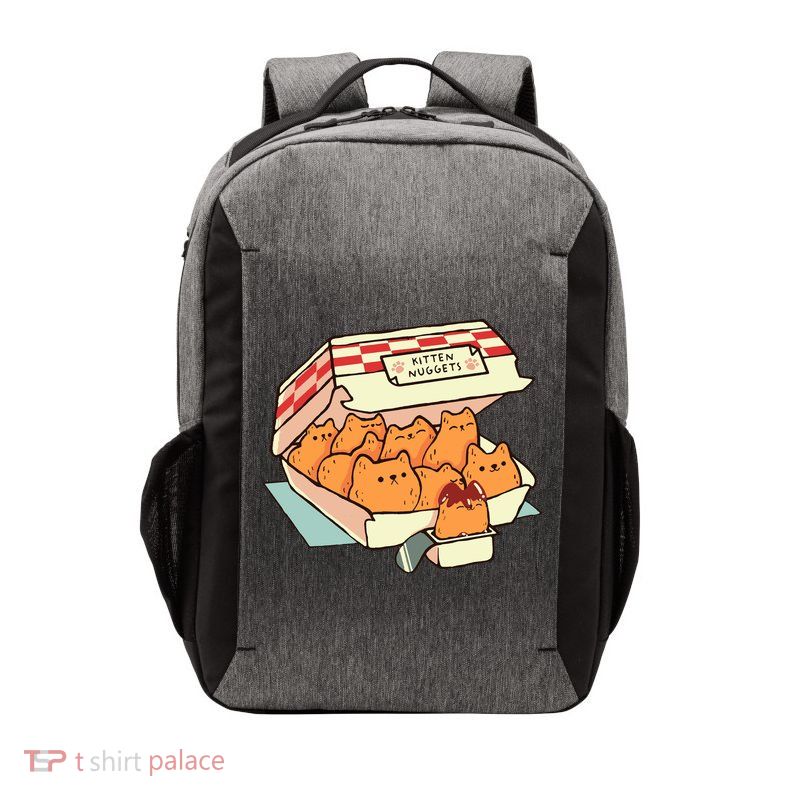 Kitten Nuggets Fast Food Cat By Tobe Fonseca Vector Backpack
