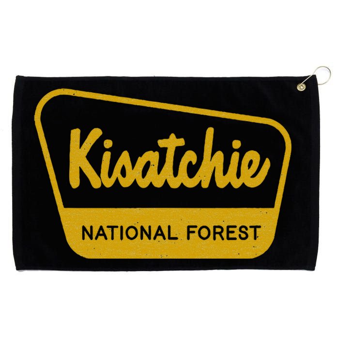 Kisatchie National Forest Vintage Inspired Sign Graphic Grommeted Golf Towel