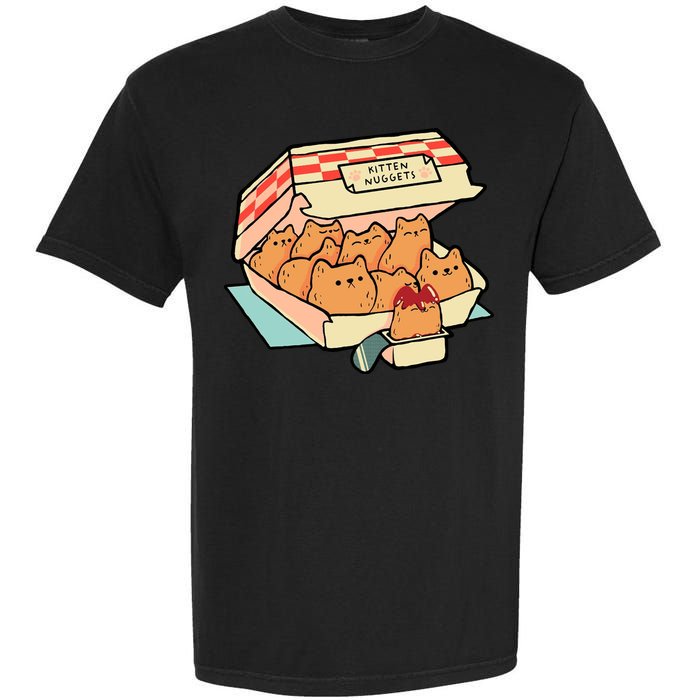 Kitten Nuggets Funny Cat Lover Gift Garment-Dyed Heavyweight T-Shirt