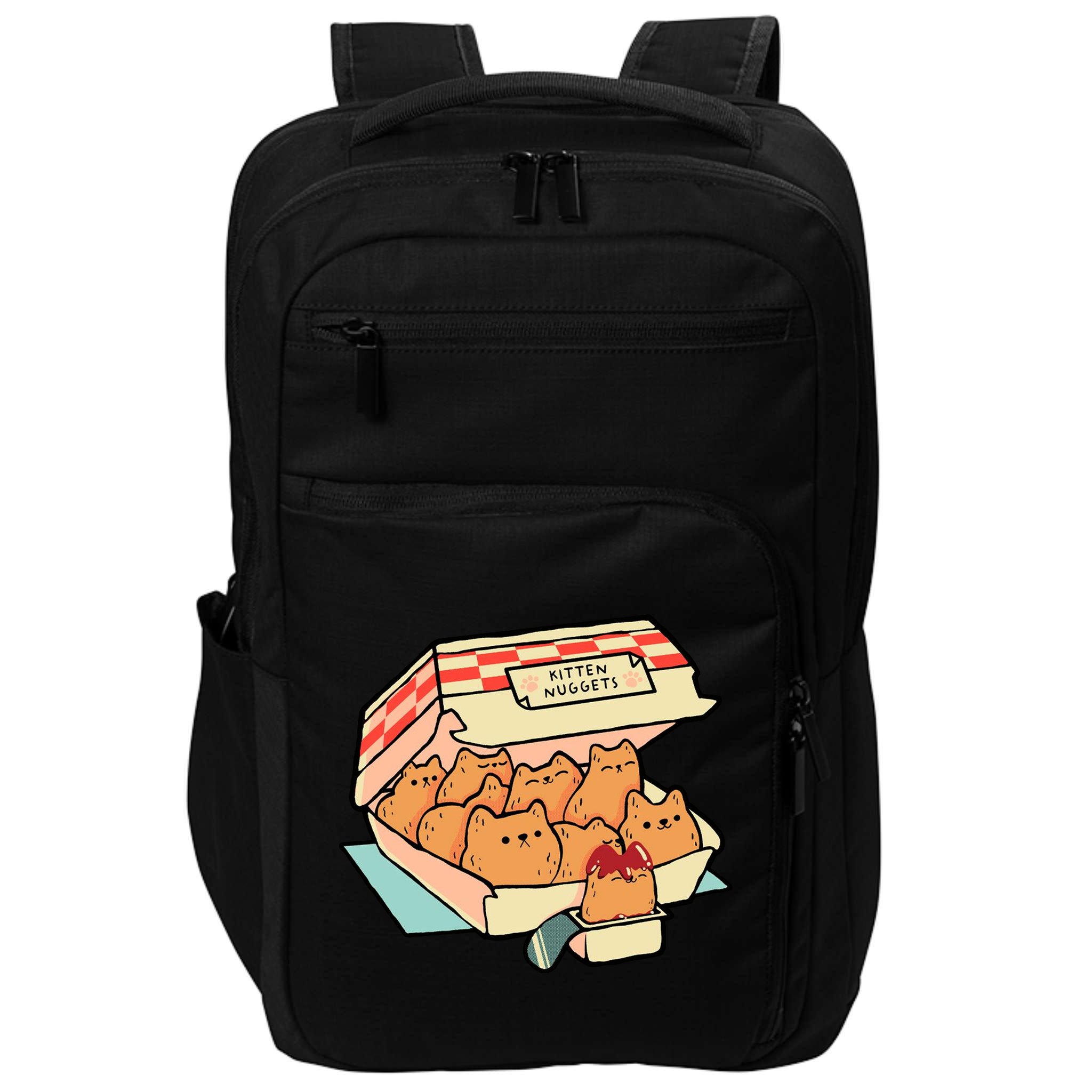 Kitten Nuggets Funny Cat Lover Gift Impact Tech Backpack