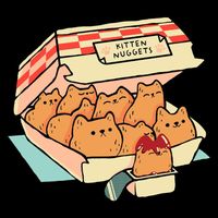 Kitten Nuggets Funny Cat Lover Gift Sustainable Bucket Hat