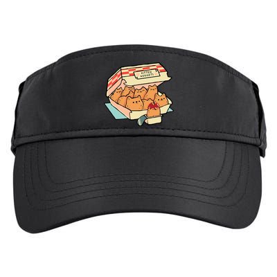 Kitten Nuggets Funny Cat Lover Gift Adult Drive Performance Visor