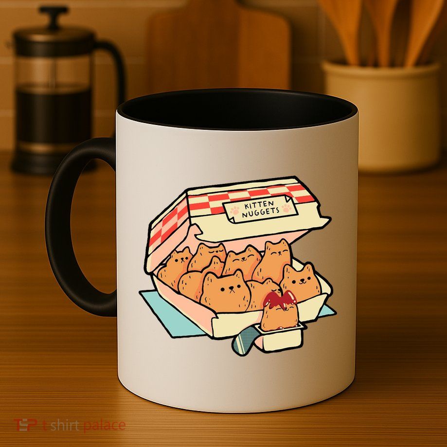Kitten Nuggets Funny Cat Lover Gift Mug