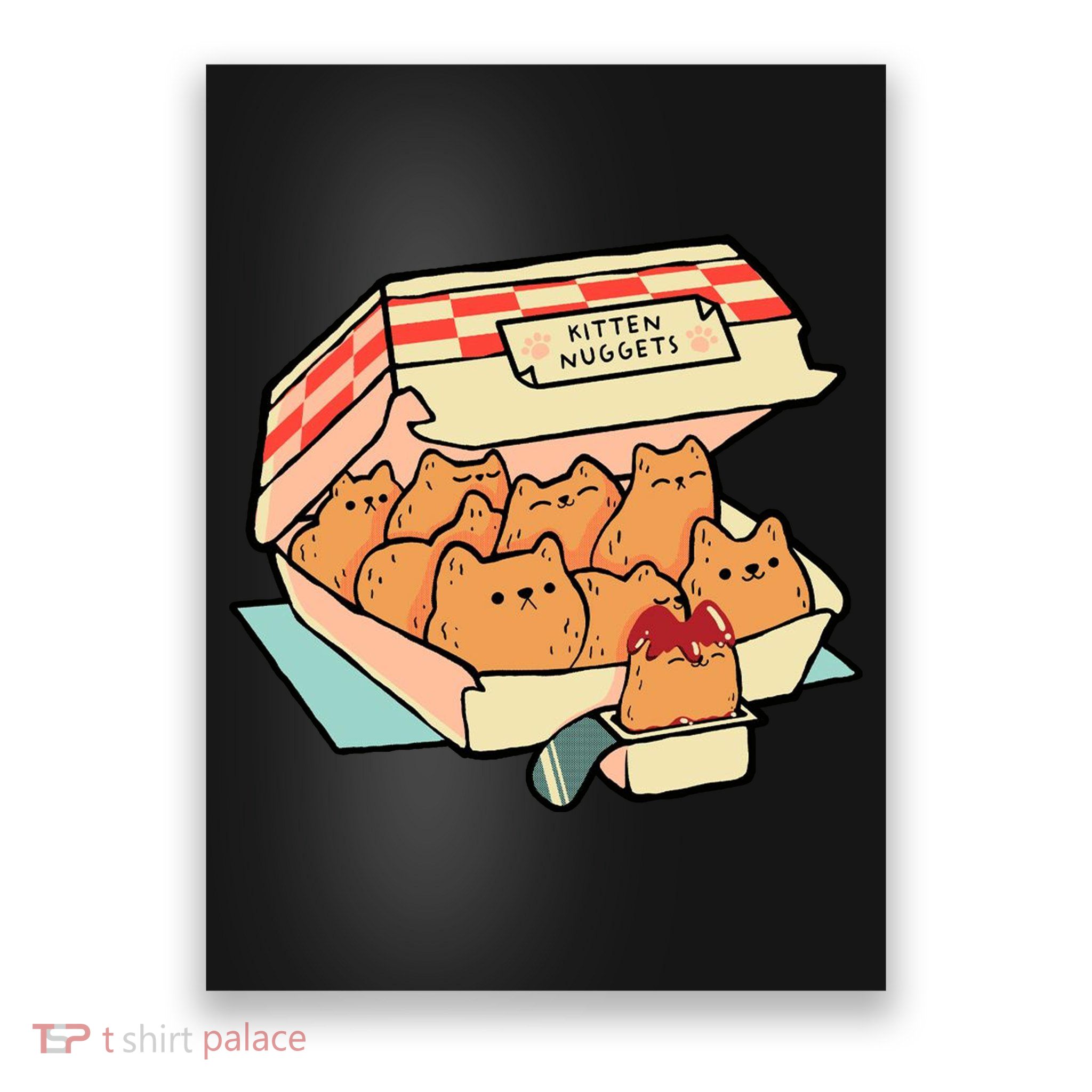Kitten Nuggets Funny Cat Lover Gift Poster