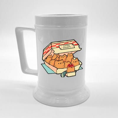 Kitten Nuggets Funny Cat Lover Gift Beer Stein