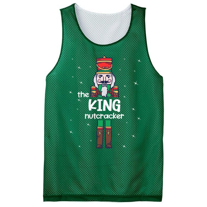 King Nutcracker Family Matching Funny Gift Pajama Mesh Reversible Basketball Jersey Tank