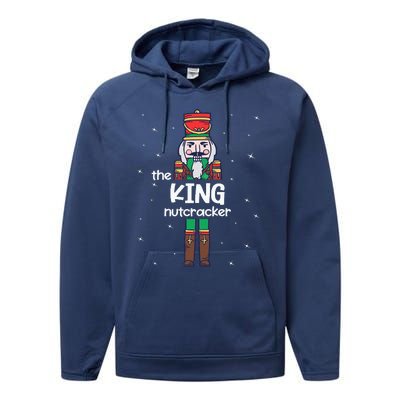 King Nutcracker Family Matching Funny Gift Pajama Performance Fleece Hoodie