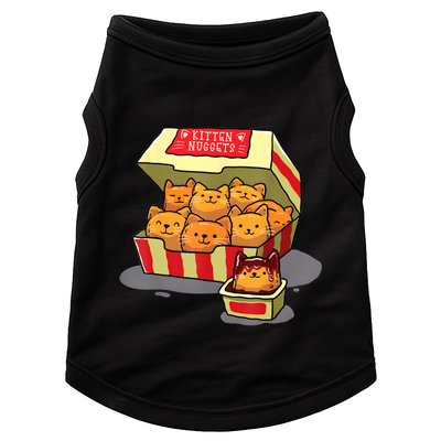 Kitten Nuggets Food Pun Cat Lover Gift Chicken Nuggets Doggie Tank