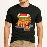 Kitten Nuggets Food Pun Cat Lover Gift Chicken Nuggets Cooling Performance Crew T-Shirt
