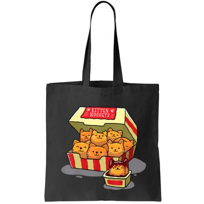 Kitten Nuggets Food Pun Cat Lover Gift Chicken Nuggets Bag