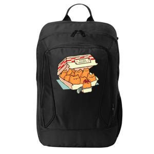 Kitten Nuggets Fast Food Cat By Tobe Fonseca City Backpack