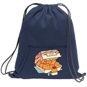 Kitten Nuggets Fast Food Cat By Tobe Fonseca Sweatshirt Cinch Pack Bag