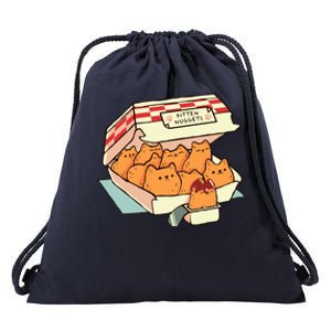 Kitten Nuggets Fast Food Cat By Tobe Fonseca Drawstring Bag