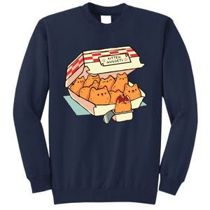 Kitten Nuggets Fast Food Cat By Tobe Fonseca Tall Sweatshirt