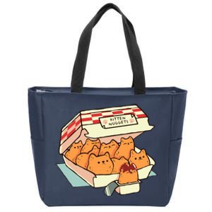 Kitten Nuggets Fast Food Cat By Tobe Fonseca Zip Tote Bag