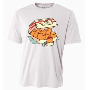 Kitten Nuggets Fast Food Cat By Tobe Fonseca Cooling Performance Crew T-Shirt