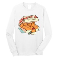 Kitten Nuggets Fast Food Cat By Tobe Fonseca Long Sleeve Shirt