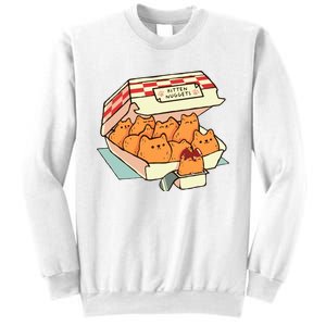 Kitten Nuggets Fast Food Cat By Tobe Fonseca Sweatshirt