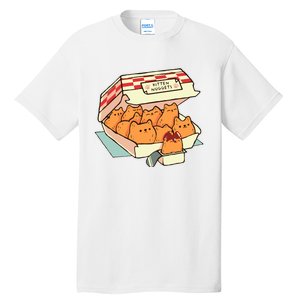 Kitten Nuggets Fast Food Cat By Tobe Fonseca Tall T-Shirt