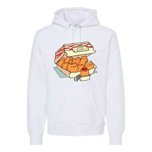 Kitten Nuggets Fast Food Cat By Tobe Fonseca Premium Hoodie