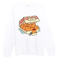 Kitten Nuggets Fast Food Cat By Tobe Fonseca Premium Crewneck Sweatshirt