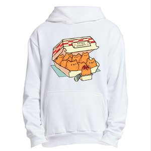 Kitten Nuggets Fast Food Cat By Tobe Fonseca Urban Pullover Hoodie