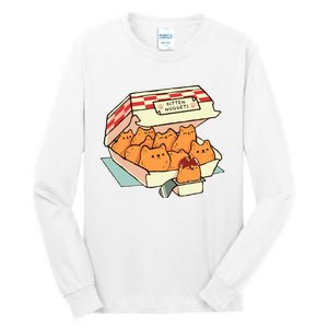 Kitten Nuggets Fast Food Cat By Tobe Fonseca Tall Long Sleeve T-Shirt