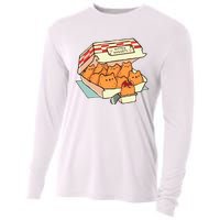 Kitten Nuggets Fast Food Cat By Tobe Fonseca Cooling Performance Long Sleeve Crew