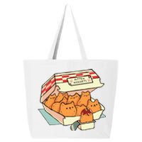 Kitten Nuggets Fast Food Cat By Tobe Fonseca 25L Jumbo Tote