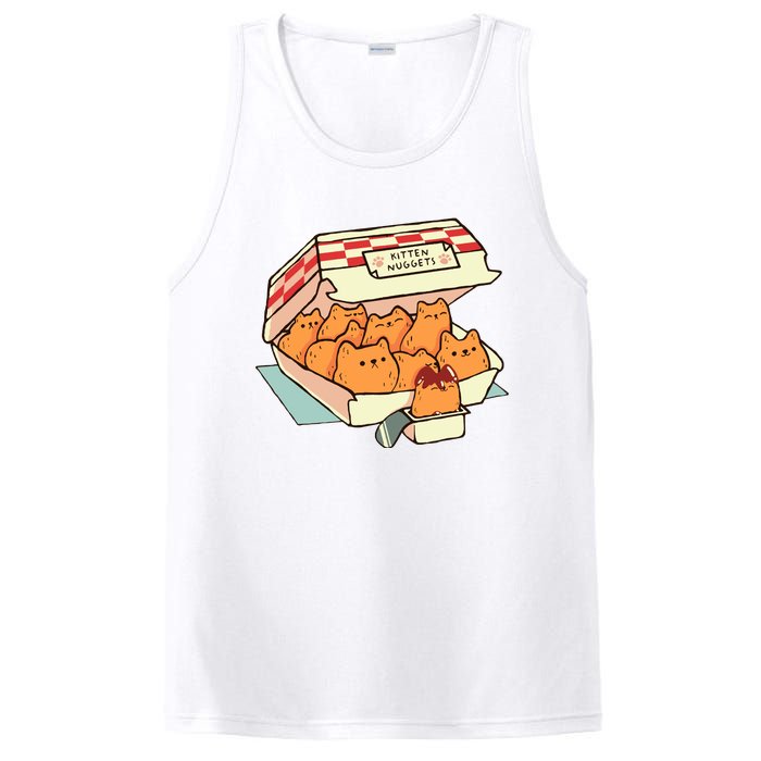 Kitten Nuggets Fast Food Cat By Tobe Fonseca PosiCharge Competitor Tank