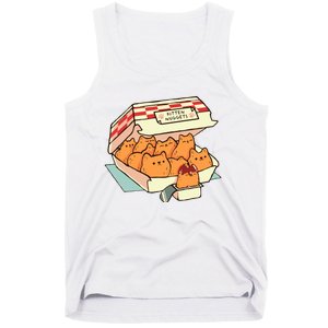 Kitten Nuggets Fast Food Cat By Tobe Fonseca Tank Top