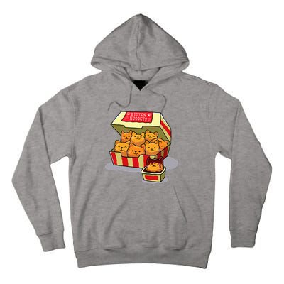 Kitten Nuggets Food Pun Cat Lover Gift Chicken Nuggets Tall Hoodie