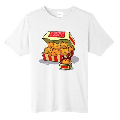 Kitten Nuggets Food Pun Cat Lover Gift Chicken Nuggets Tall Fusion ChromaSoft Performance T-Shirt