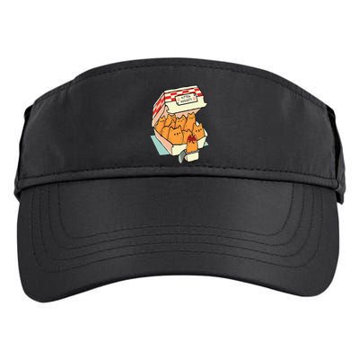 Kitten Nuggets Fast Food Cat Adult Drive Performance Visor
