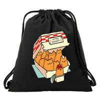 Kitten Nuggets Fast Food Cat Drawstring Bag