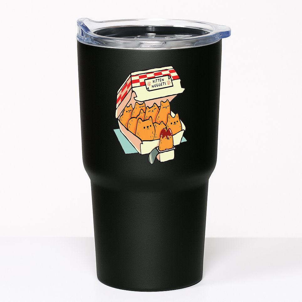 Kitten Nuggets Fast Food Cat Tumbler