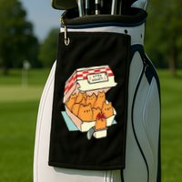 Kitten Nuggets Fast Food Cat Golf Towel