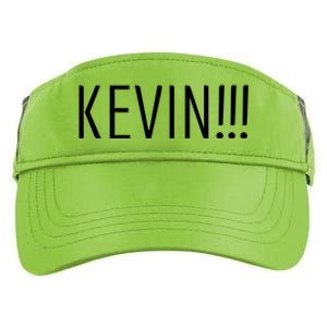 Kevin Name Funny Christmas Sayings Adult Drive Performance Visor