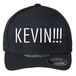 Kevin Name Funny Christmas Sayings Flexfit Unipanel Trucker Cap