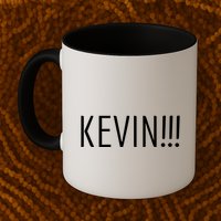 Kevin Name Funny Christmas Sayings Mug