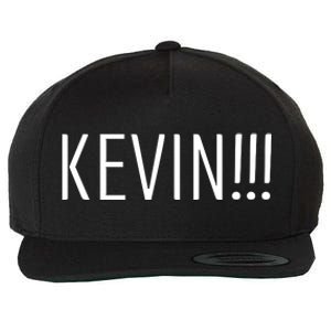 Kevin Name Funny Christmas Sayings Wool Snapback Cap