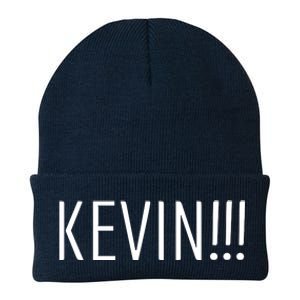 Kevin Name Funny Christmas Sayings Knit Cap Winter Beanie