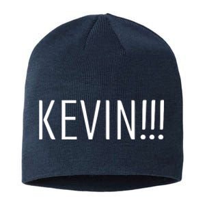 Kevin Name Funny Christmas Sayings Sustainable Beanie