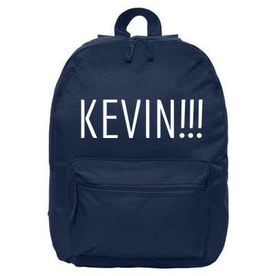 Kevin Name Funny Christmas Sayings 16 in Basic Backpack