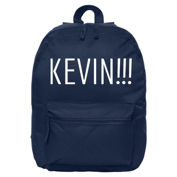 Kevin Name Funny Christmas Sayings 16 in Basic Backpack