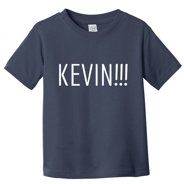 Kevin Name Funny Christmas Sayings Toddler T-Shirt