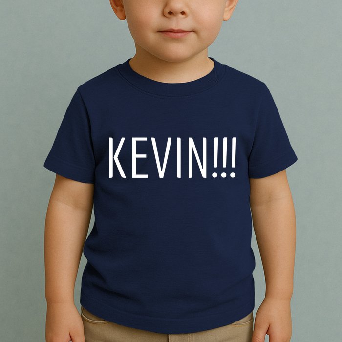 Kevin Name Funny Christmas Sayings Toddler T-Shirt