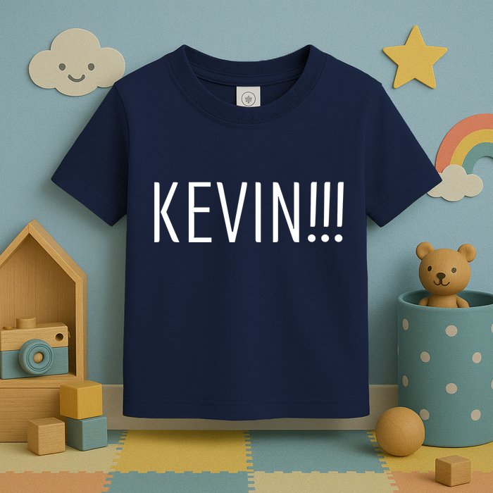 Kevin Name Funny Christmas Sayings Toddler T-Shirt
