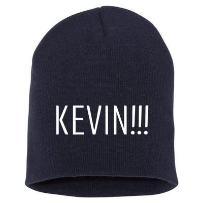 Kevin Name Funny Christmas Sayings Short Acrylic Beanie